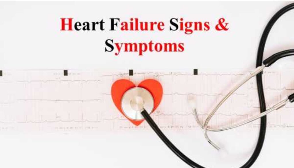 heart failure signs and symptoms